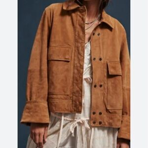 Women's Free People Suzy Suede Jacket. Impossible to find ANYWHERE!!